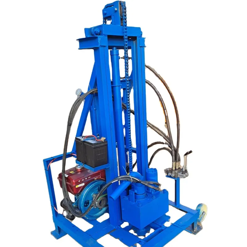 7.5KW/22HP Water Well Drilling Machine Electro-hydraulic Model For Sale Portable Well Drilling Rig Electric Motor