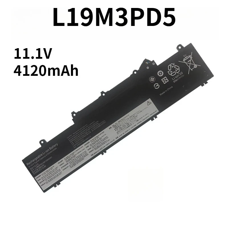 11.1V L19D3PD5 Laptop Battery for Lenovo ThinkPad E14 E15 GEN2 3 TP00117A L19C3PD5 L19L3PD5 L19M3PD5 L20C3PD4 L20D3PD4 L20M3PD4