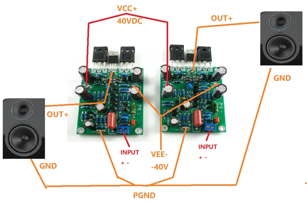 L7 MOSFET مضخم صوت عالي السرعة بتأثير ميداني ترانزستور ثنائي القناة