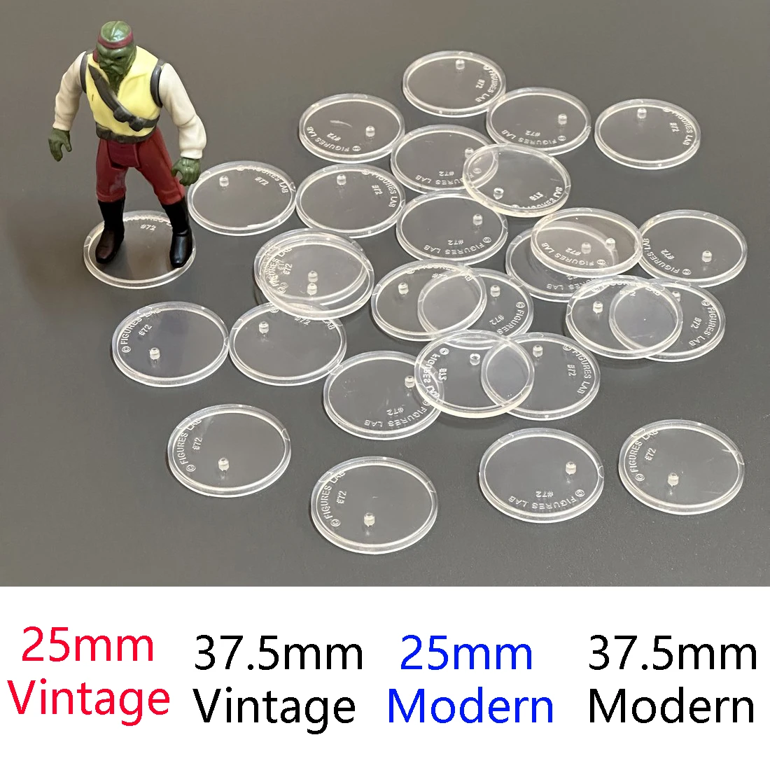 Lot Stand Base Fits For 3.75'' Vintage/ Modern Galactic War Gi Joe Comics Action Figures Accessories Model Display Base Toy