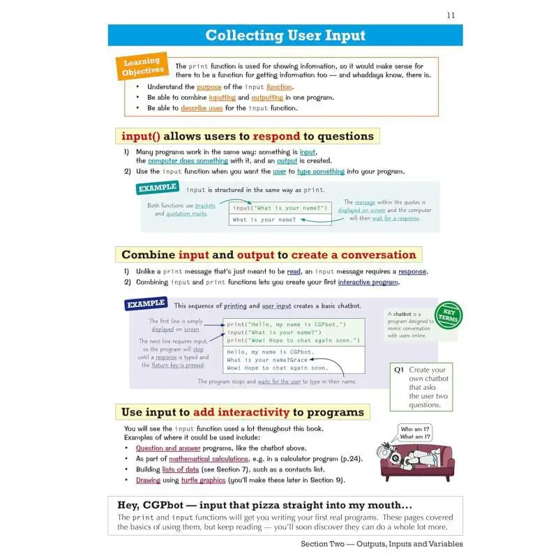 دليل برمجة الحوسبة KS3 Python مع إصدار عبر الإنترنت من ملفات Python مقاطع فيديو CGP 9781837740659