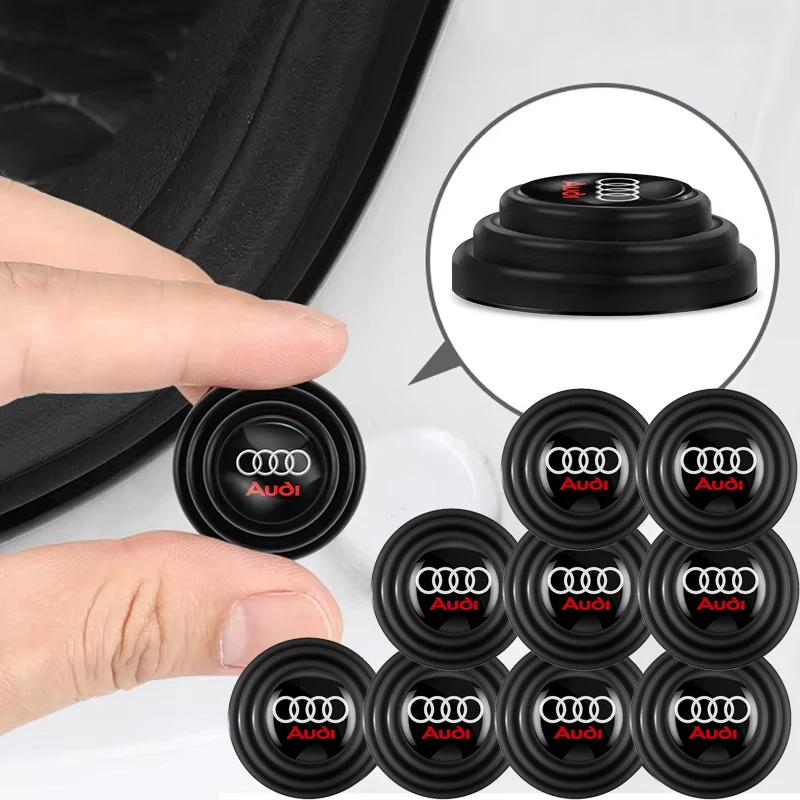4/8/20Pcs Car Door Anti-shock Pad Anti-noise Buffer Gasket Car Interior For Audi Q2 Q3 Q4 Q5 Q6 Q7 Q8 A1 A2 A3 A4 A5 A6 A7 A8 Q1