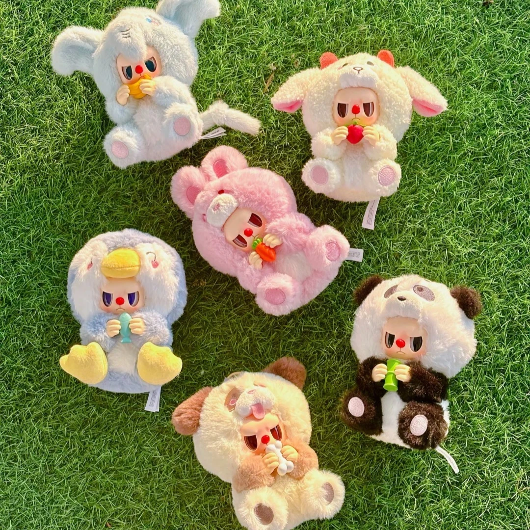 

Rebellious Bear Animal Series Vinyl Plush Blind Box Cute Gift Plush Pendant Collectible Decor Accessory Surprise Birthday Gift