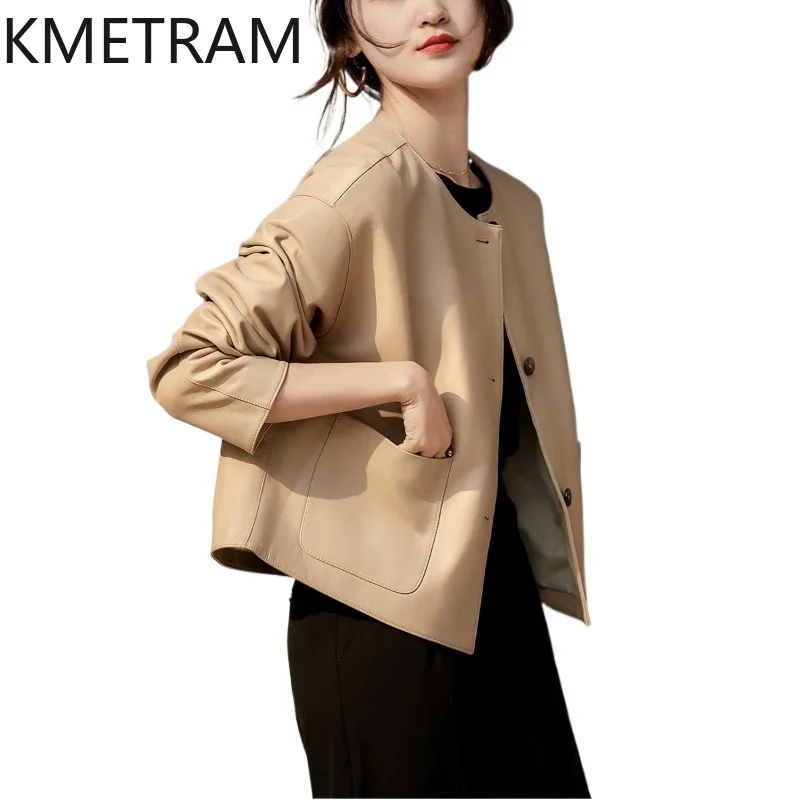 100% Natural Sheepskin Jacket Woman Luxury Short Genuine Leather Jackets Women New in Outerwears Fall Clothes 2025 Chaquetas