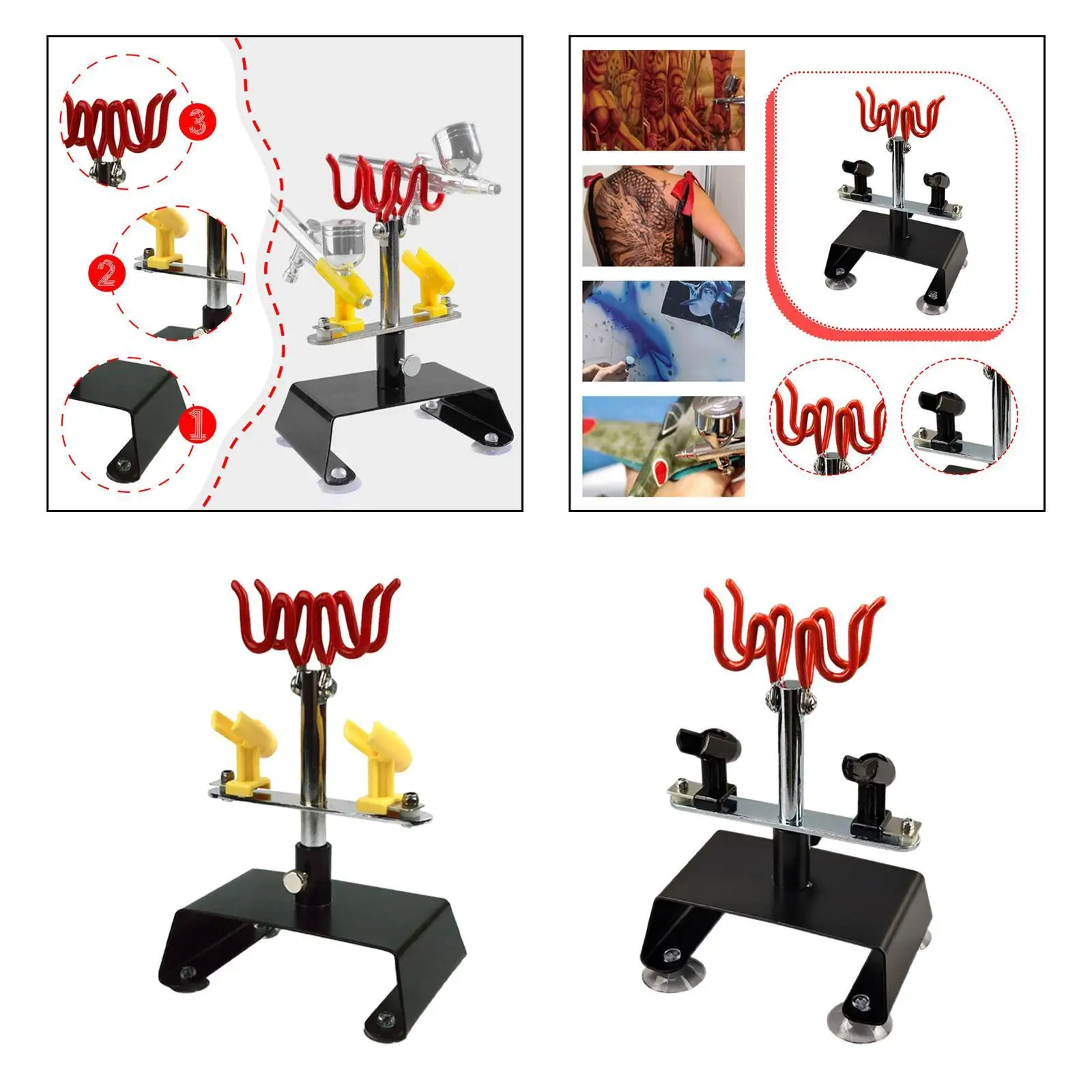 Airbrush Holder Station Model Spray Paint Tool for Desktop Airbrush Stand