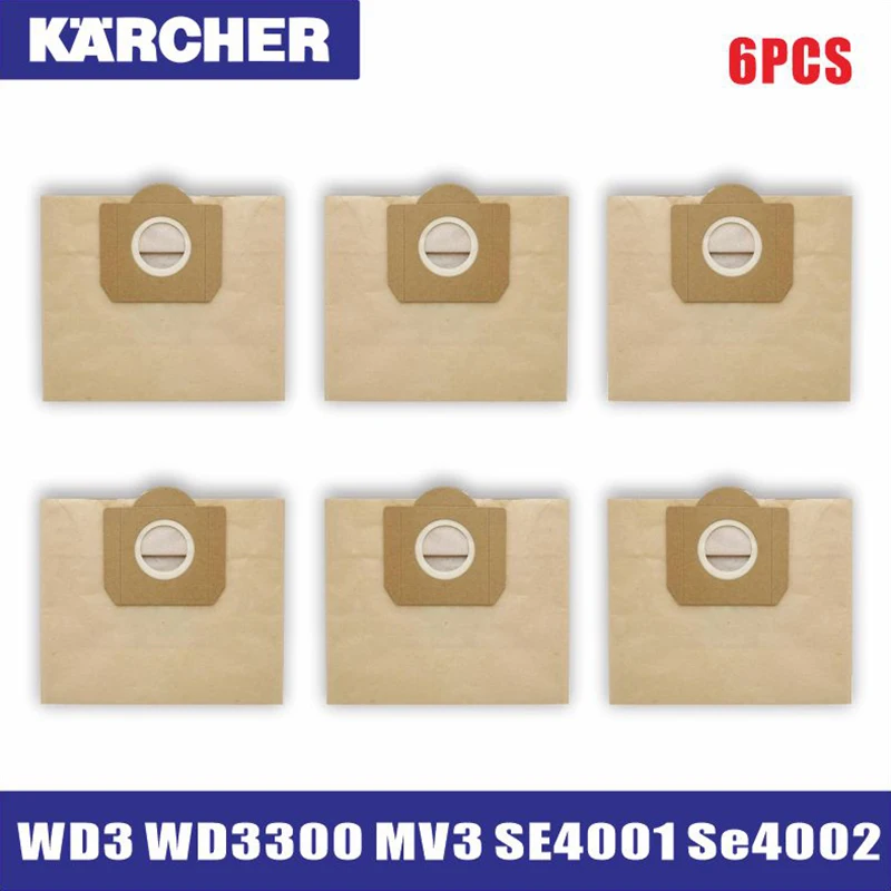 dust bag for KARCHER WD3 Premium WD 3,300 M WD 3,200 WD3.500 P 6,959-130 RB88 RU100 RU101 A2204 A2656 Vacuum cleaner