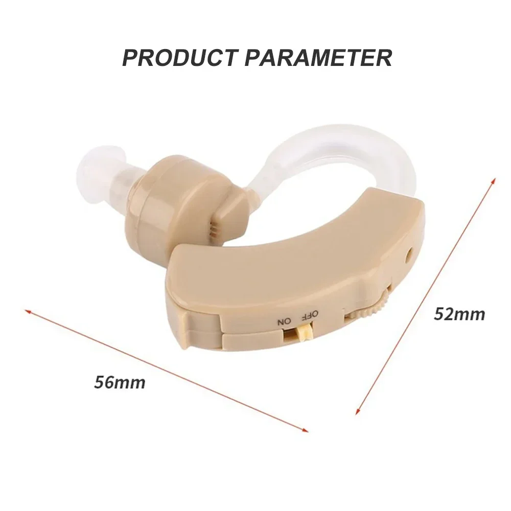 Hearing Aid Portable Elderly Hearing Aid Magnetic Charging Hearing Impaired Low Noise Sound Amplifier Help Listening Adjustable