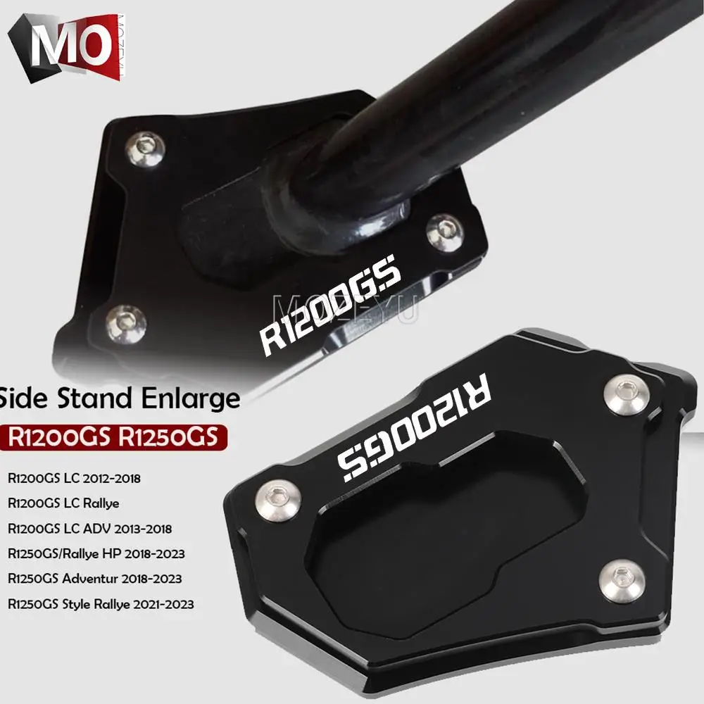 

For BMW R1200GS R1200 GS 2012-2018 2017 2016 2015 14 Motorcycle Side Stand Extension Kickstand Plate Enlarger Support Extension