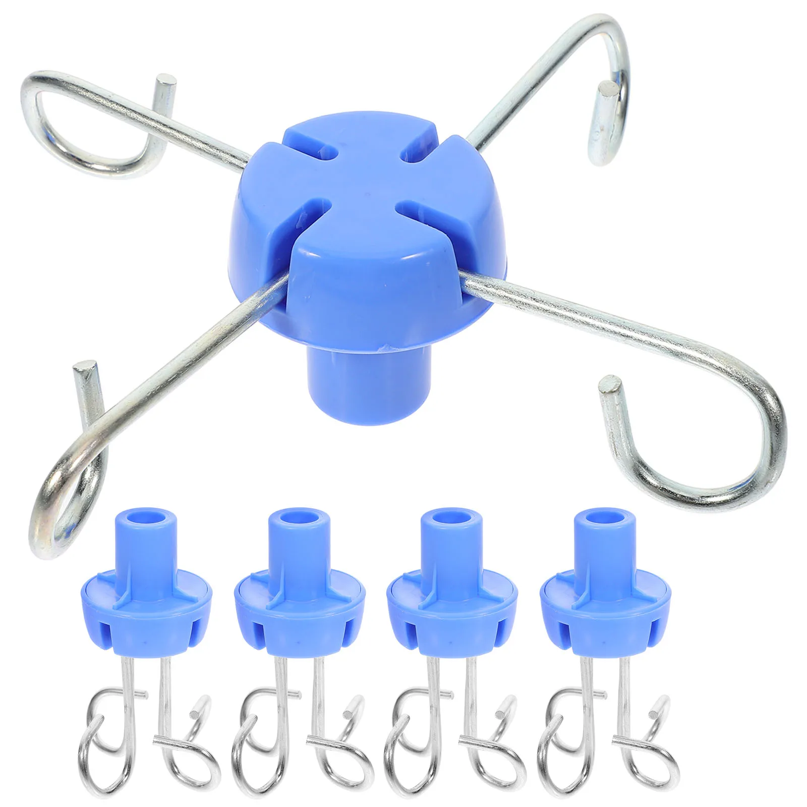 

5 PCS Infusion Stand Hook Rack Accessory Parts Bag Iv Plastic Hanger Hanging for
