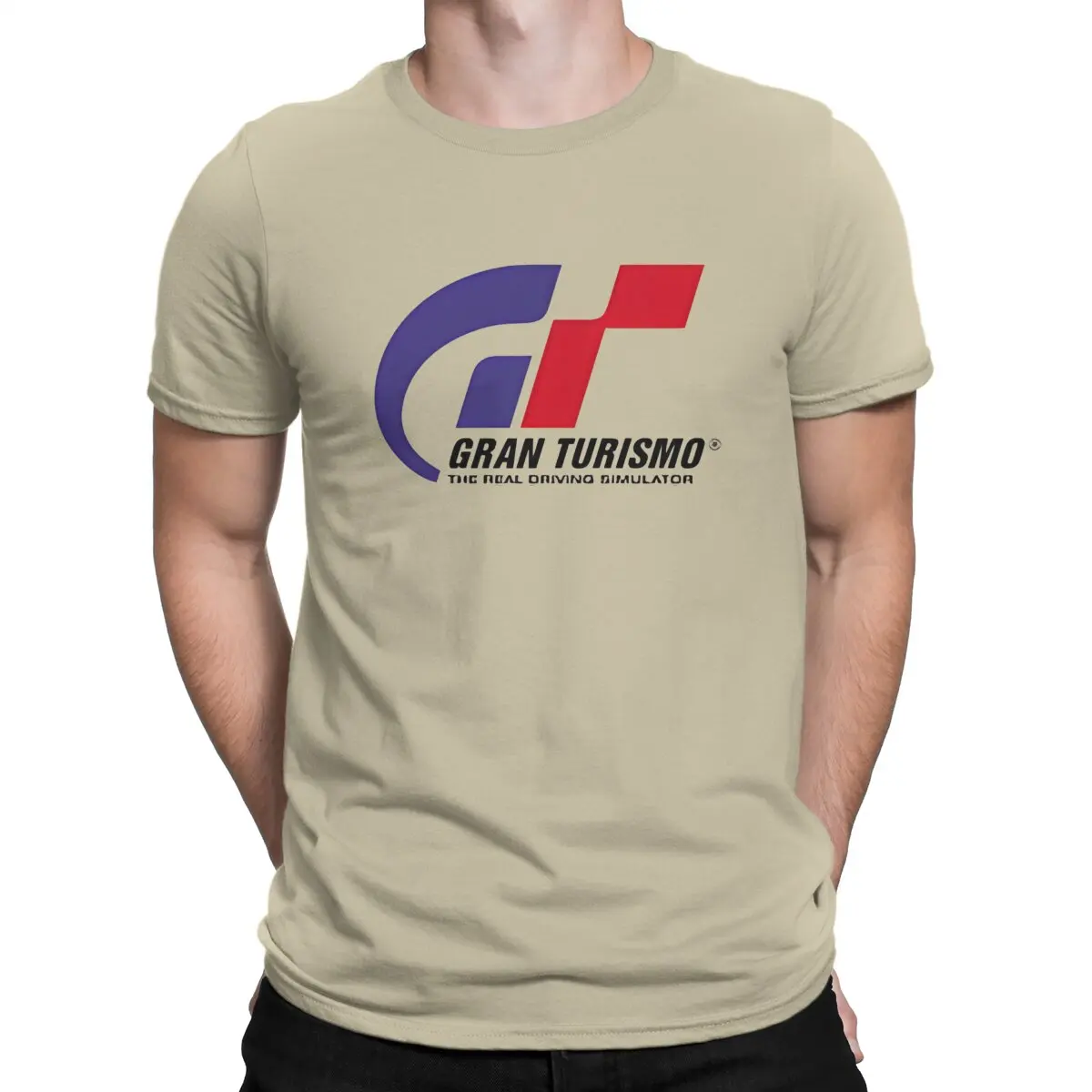 Gran Turismo Game Newest TShirt for Men Classic Round Collar Pure Cotton T Shirt Hip Hop Gift Clothes Tops