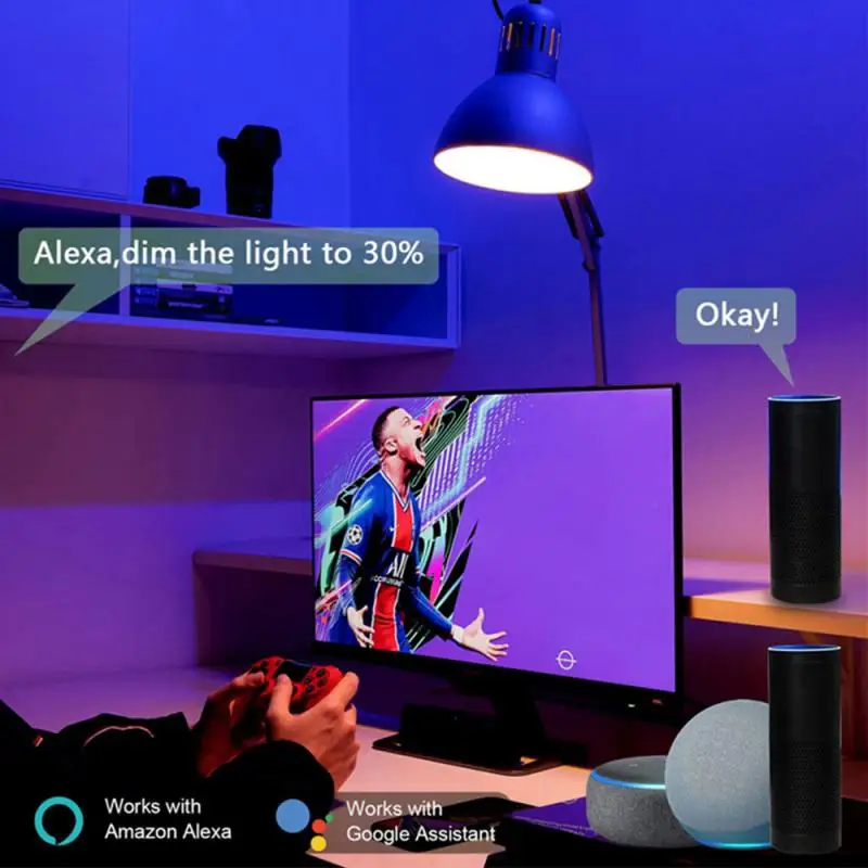 EWelink GU10 와이파이 스마트 전구, 5W 스마트 홈 RGB 조절 가능 LED 전구, 알렉사 구글 홈과 작동