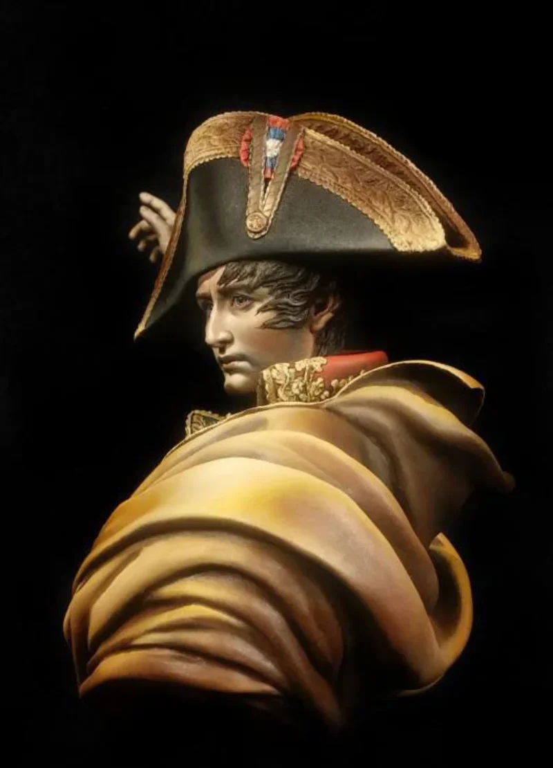 1/10 Die Cast Resin Figure Model Assembly Kit Resin Bust Napoleon Bust Unpainted Free Shipping