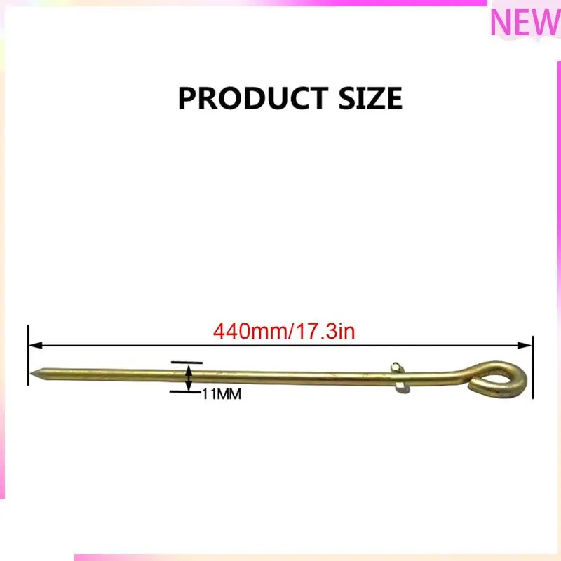 B27B Ground Rod, Ground Rod, Industrial Grade Steel Galvanized Copper Bonded Ground Rod, Excellent Tool -18 Inch
