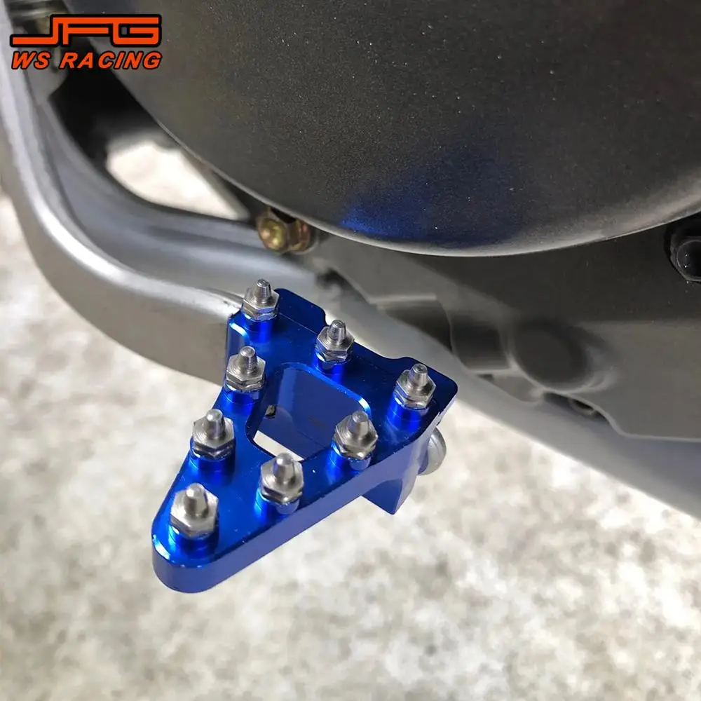 CNC Aluminum Motorcycle Brake Pedal Step Tip For SDG SSR COOLSTER 70 90 107 110 125CC dirt pit bike