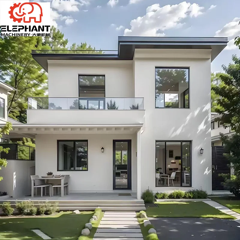 Luxury Modern Design Modular Apartment & Villa Prefab Home Fast Installation Light Steel Structure Prefabricated House 4 Bedroom