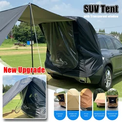 Car Trunk Tent Outdoor Driving Tour Barbecue Camping Small and Medium-sized SUV Car Tail Thickened Waterproof Sunshade Tent