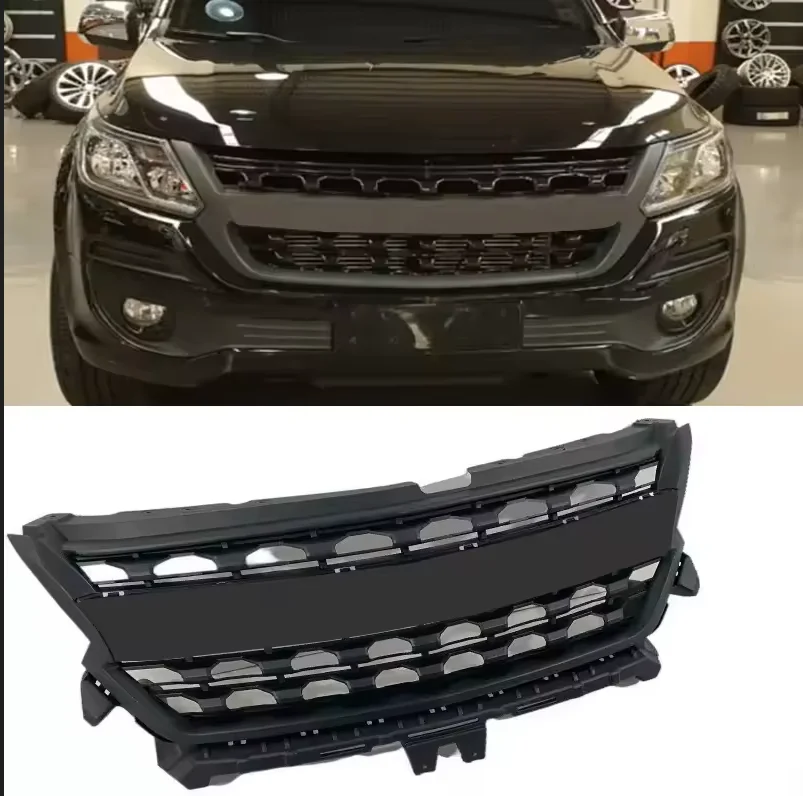 

Front Bumper Grill Fit For 2016-2019 Colorado Chevrolet Trailblazer Asian Version South North American Version Abs Plastic