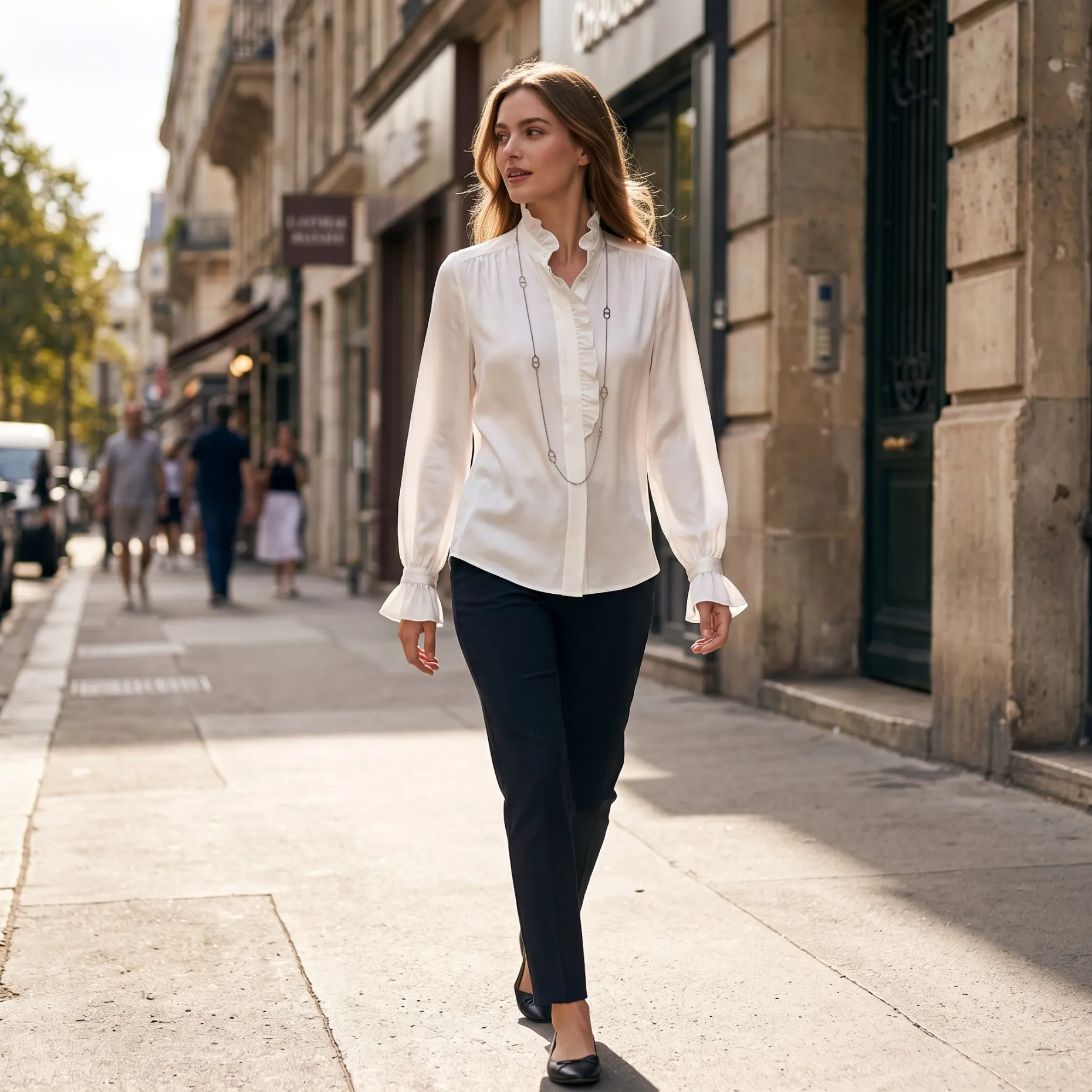 

Women Fashionable Long Sleeve Shirt Comfortable and Stylish Blouse for Office or Casual Ladies Casual Long Sleeve Shirt BC2249