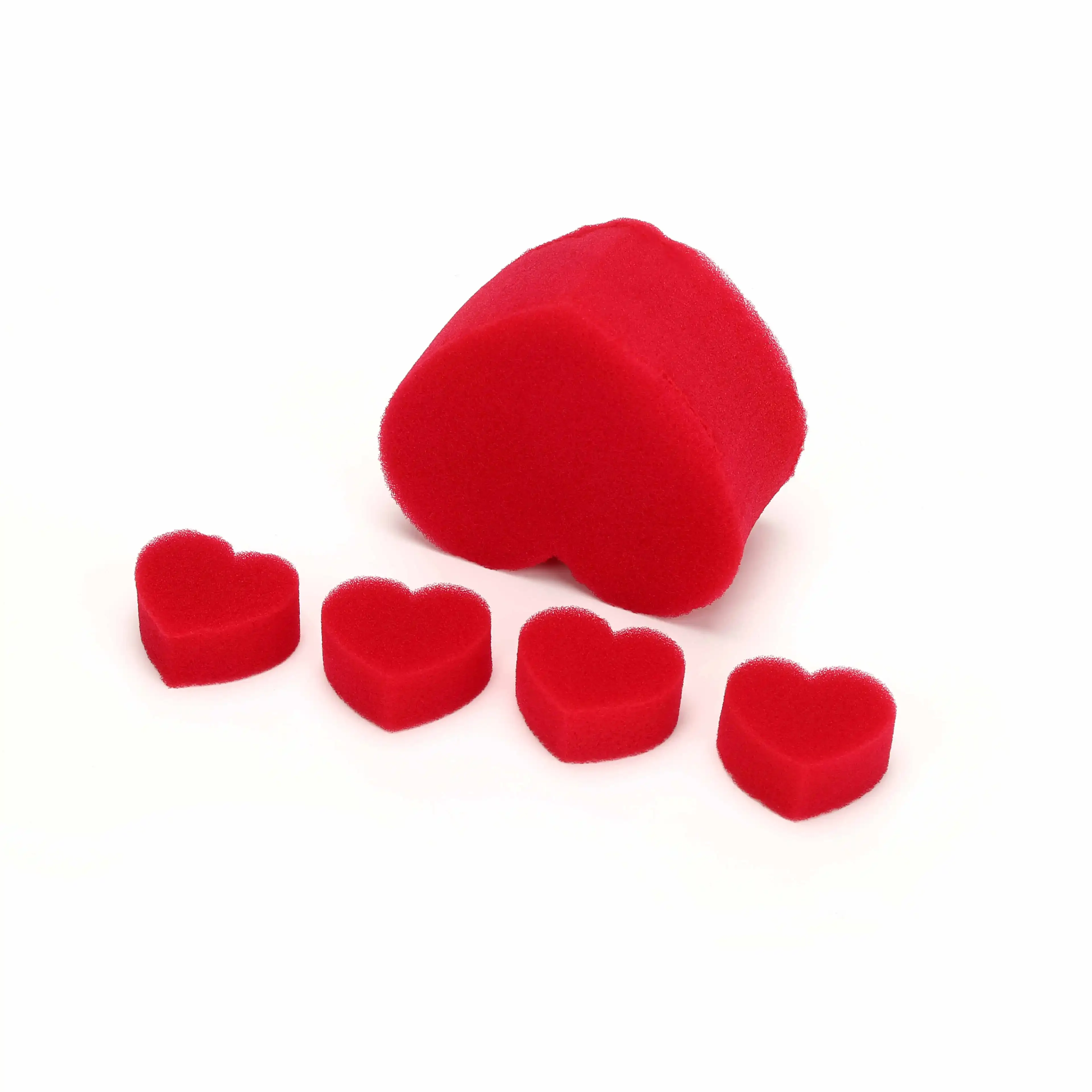 5pcs/Set Multiplying Sponge Hearts Magic Tricks Valentine\'S Or Wedding Close-Up Stage Magic Props Magic Accessories Child Toys