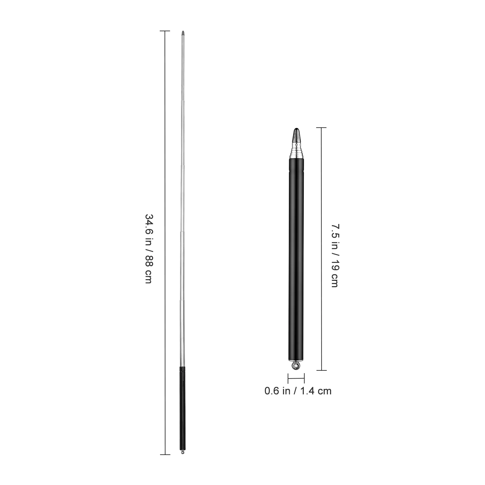 Classroom Teacher Pointer Retractable Hand Handheld Teaching Whiteboard Optometry Expandable Whiteboards