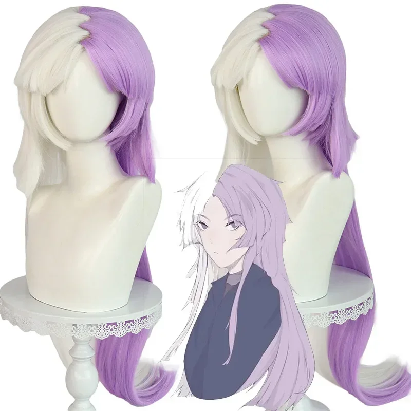 

Perruques Косплей Аниме Bungo Stray Dogs DokiDoki Sigma, cheveux unisexes blancs et violets, degrada de chaleur, синтетический, Hall