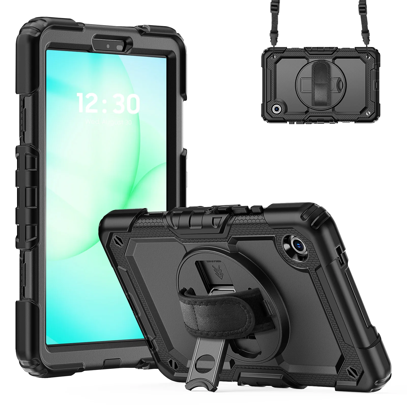 

Tablet Case for Galaxy Tab A11 8.7 2025 SM-X133 Stand Cover for Samsung Galaxy Tab A11 Plus 11 inch Case with shoulder strap