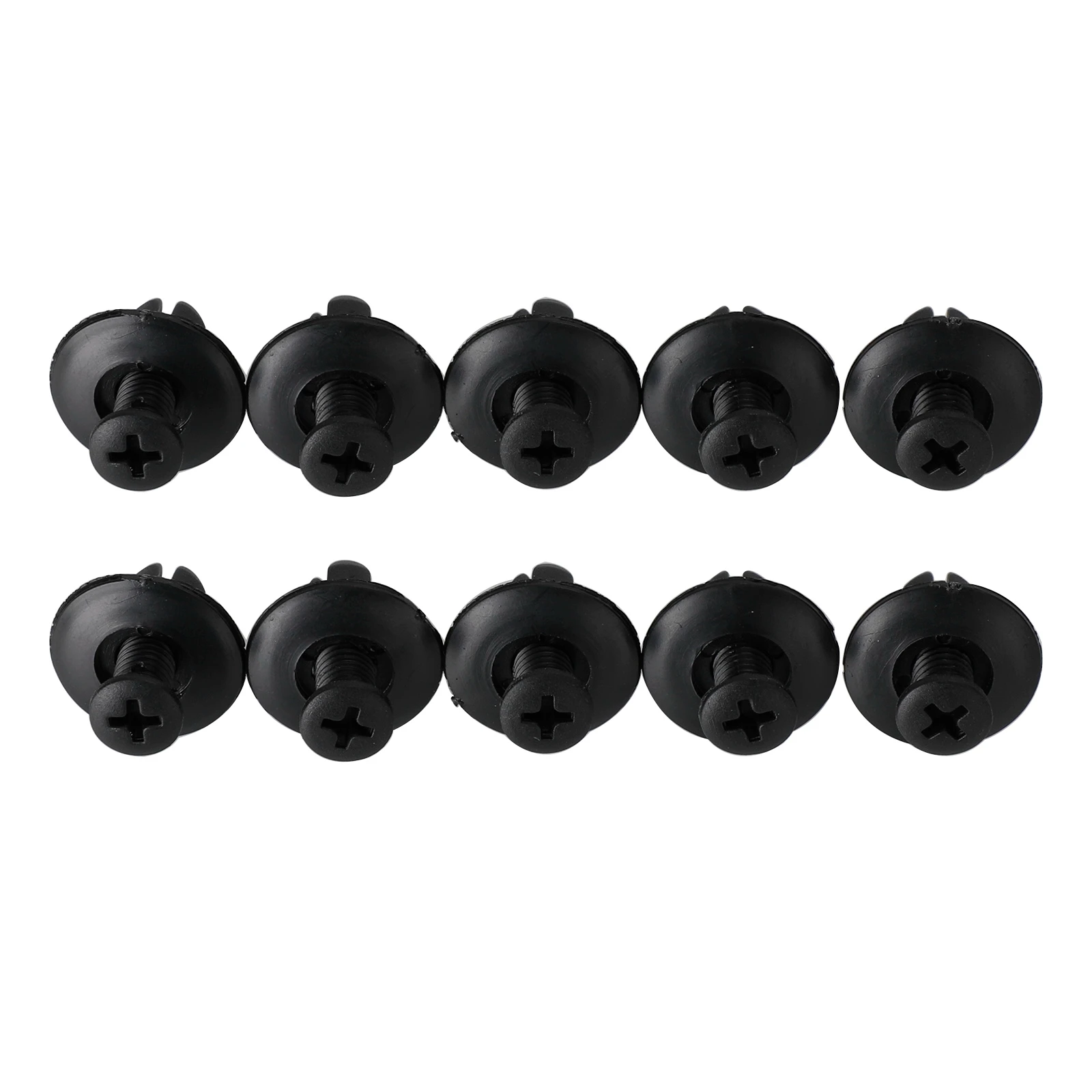 Topteng 10x 8mm Fairing Clip Screw Rivets Panel Trim for Suzuki GSX, Burgman, V-Strom Motorcycle Accessories