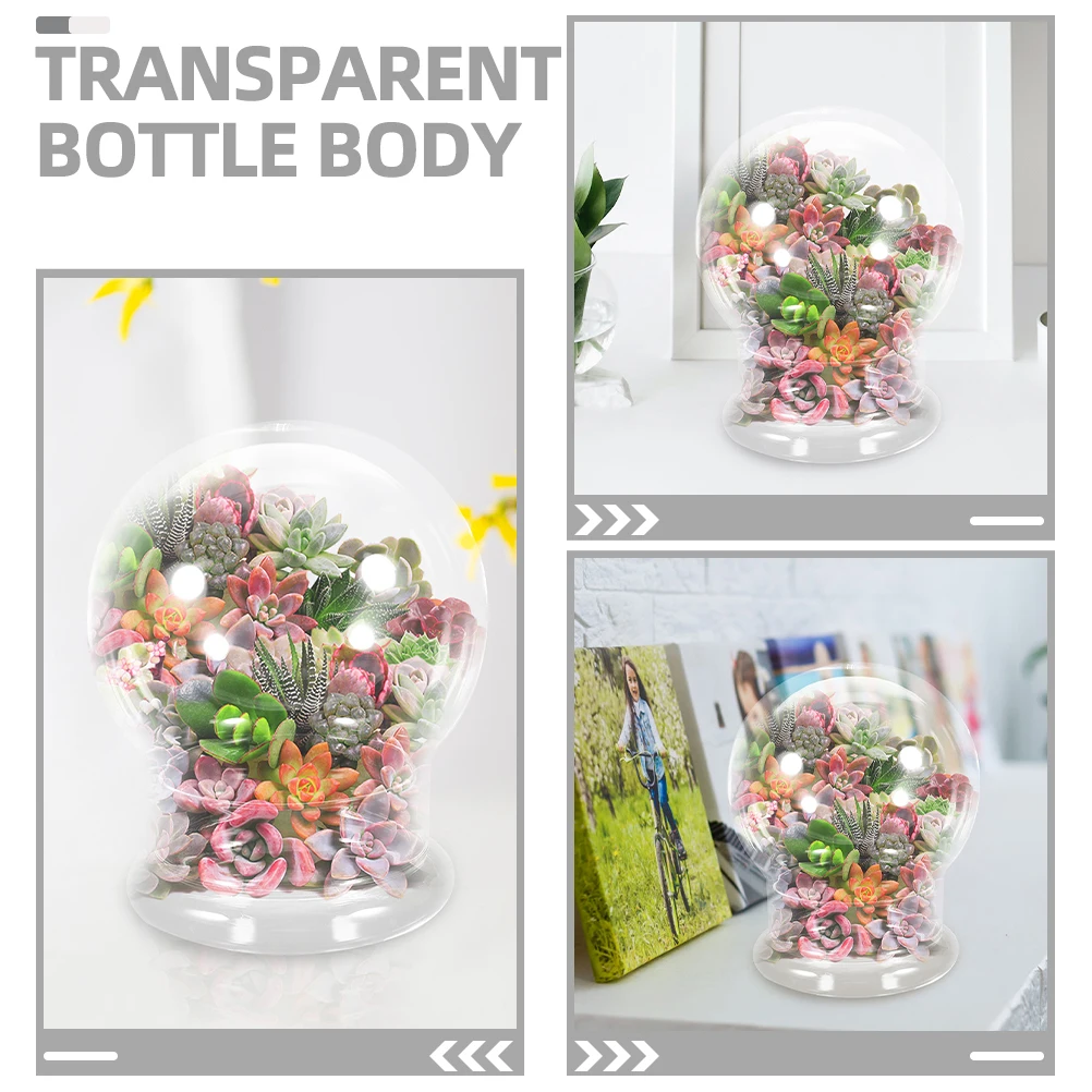 

Glass Terrarium Clear Ecological Bottle DIY Micro Landscape Planter Home Office Decorative Glass Ecological Bottle