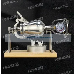 300ML Stainless Steel Mini Popcorn Machine Old-fashioned Small Hand-cranked Popcorn Machine