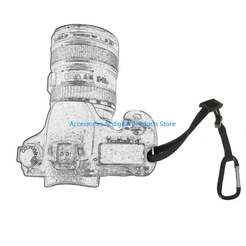 77JD Nylon Camera Safety Strap For DSLR Cameras Secure Photography Accessories