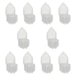 10Pcs Wax Melt Moulds Handmade Cavity Sturdy Supplies DIY Easy to Use Creative Candle Making Crafts for Wickless Tarts Candles