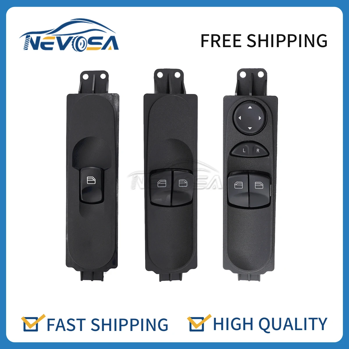 

Nevosa Electric Car Window Lifter Switch For Mercedes-Benz Sprinter 2010-2017 For VW Crafter A9065451213 A9065451513 A9065451913