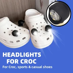 2pcs Shoe Lights - Brighten Up Your Outdoor Activities With The LED Headlight Shoe Light, Footwear Accessories