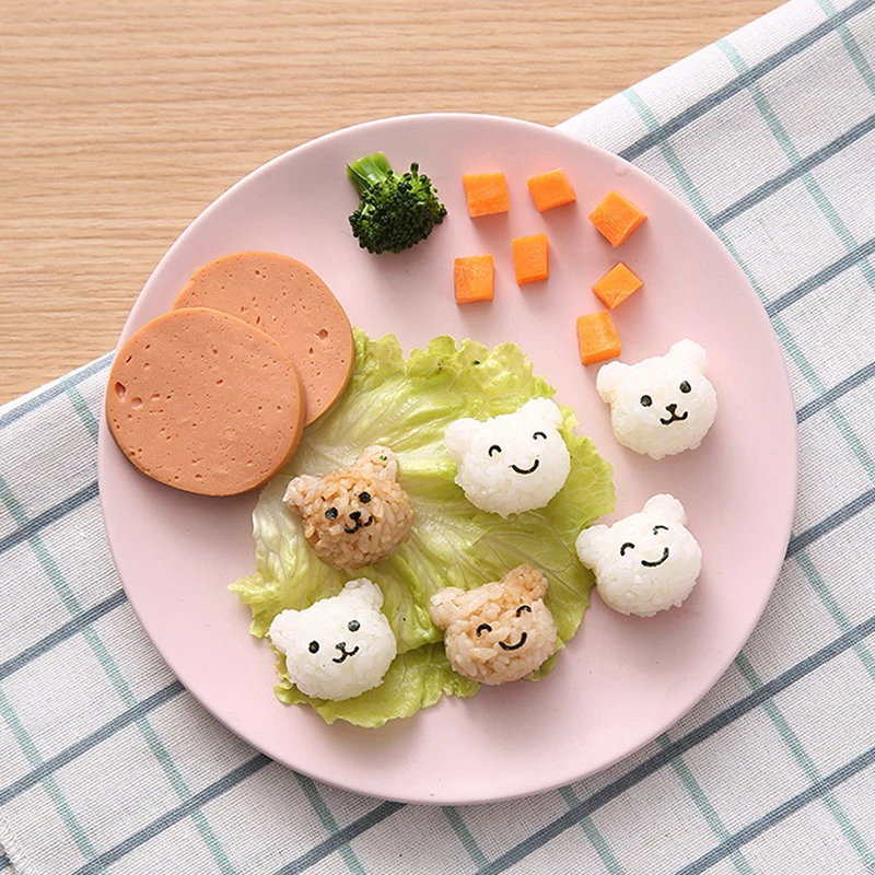 Kitchen Gadgets Onigiri Set for Sushi Rolls Sushi Mold Onigiri Rice Ball Bento Press Maker Mold DIY Tools Kitchen Accessories