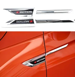 1Set ABS Car Exterior Silver Intake Air Vent Hood Fender Cover Trim Decal Fit For Volkswagen VW Tiguan 2017 2018 Sticker