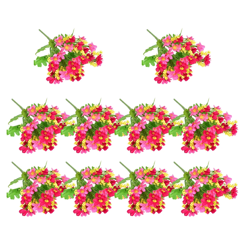 Artificial 28 Heads Silk Daisy Bunch for Home and Event Decor Customizable Stems for Unique Floral Arrangements