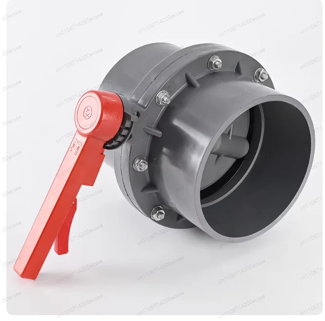 PVC Butterfly Valve, Seaside Breeding Butterfly Valve, Plastic Butterfly Valve 160m