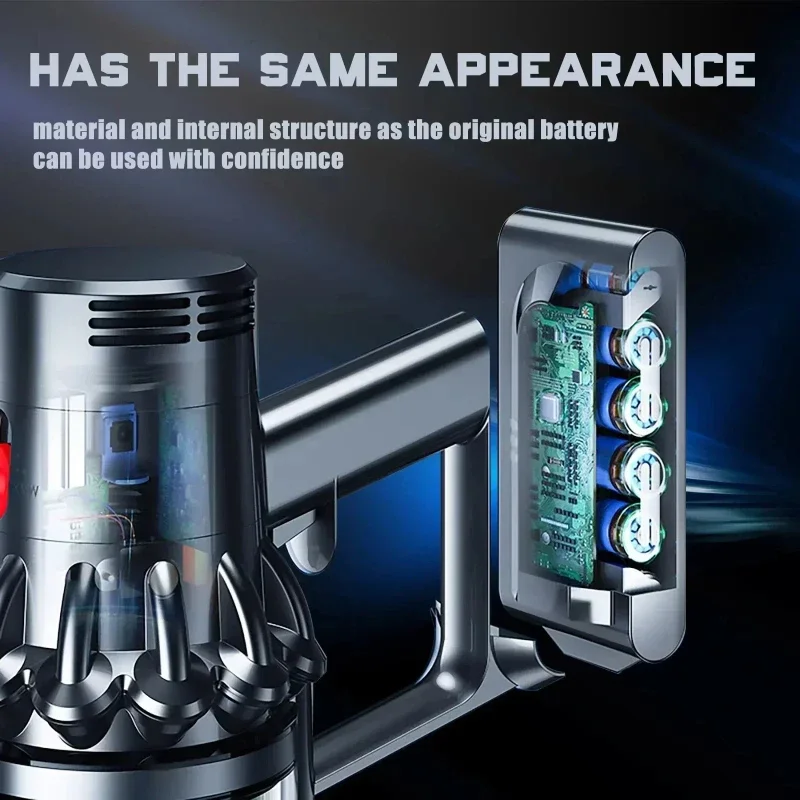 100% جديد مطلق رقيق الحيوان برو Bateria مكنسة كهربائية بطارية قابلة للشحن لسلسلة دايسون SV07 SV09 SV10 DC62 V6 V7 V8 V10