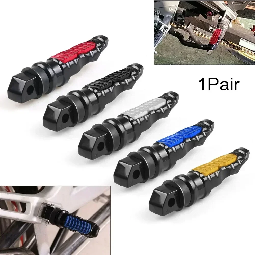 Footrest Foot Pegs Pedals Rear Pedal Black/Red/Blue/Gold/Silver For Motorcycle For All Kinds Of Motorcycles Highly Recommended