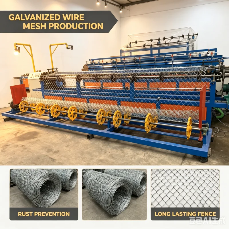 Industrial Diamond Mesh Machine To Supply Commercial Grade Chain Link Inventory For Enterprise Hardware Wholesalers