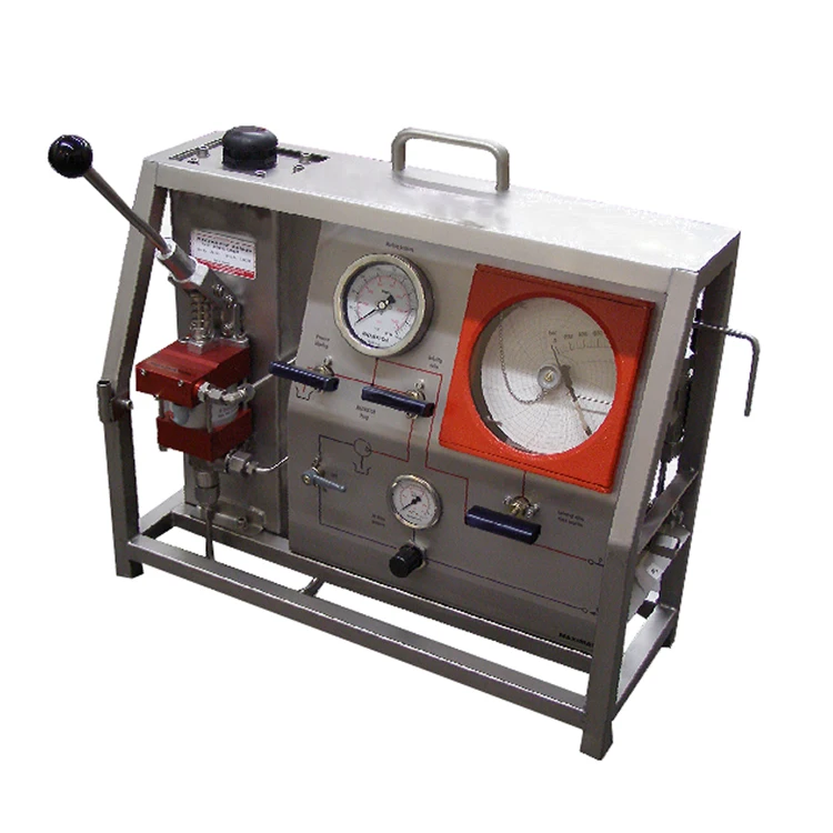 Portable Safety Valve Hydraulic Pump High Pressure Test machine with reasonable price