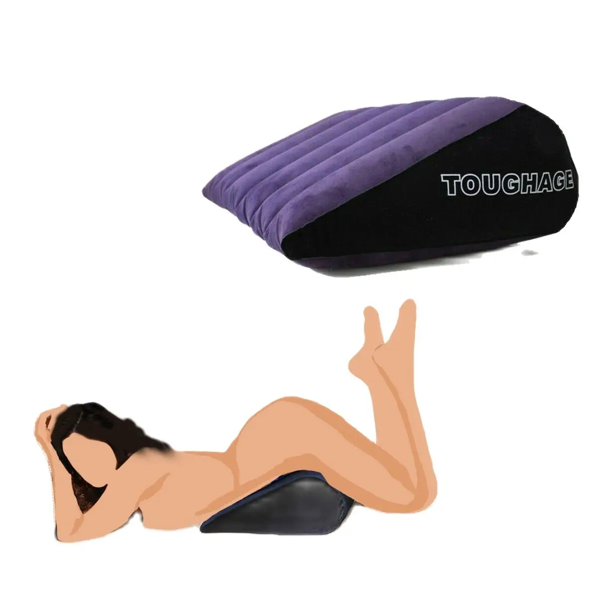 HotX Funny Inflatable Love Pillow Cushion Sexy Aid Position Hot Air Magic Sex Pillow for Couples Adult Masturbation Cushion