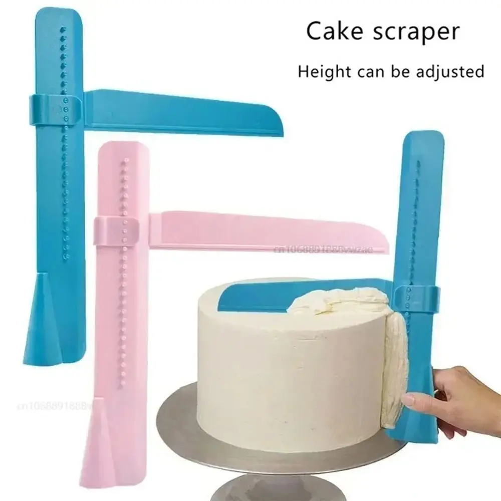 Cake Scraper DIY Adjustable Screed Fondant Spatulas Cream Edge Smoother Decorating Tools Bakeware Kitchen Baking Accessories