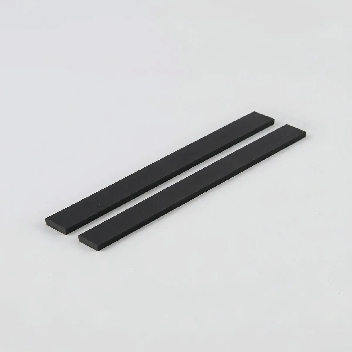 2/4pcs Thickness 2/3/4/5/6/8/10/12/15/20mm Black Wear-resistant PP Plastic Square Strip Processing Zero Cutting Length 500mm