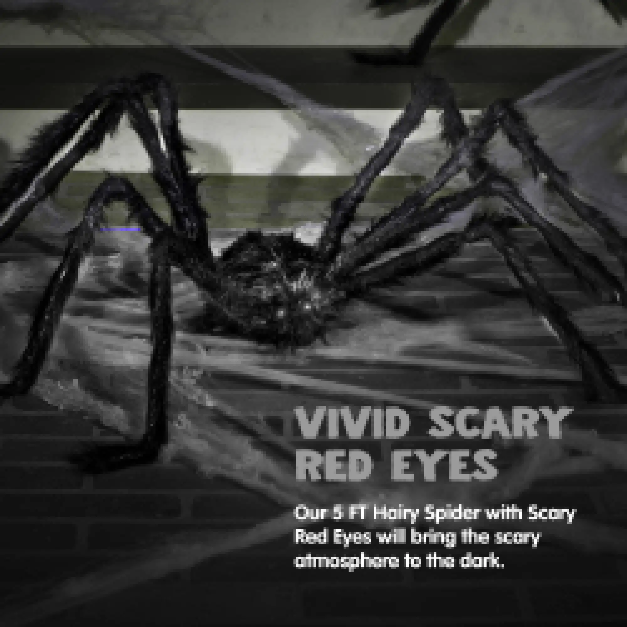 Joyfy 5 ft Giant Spider Halloween Decorations Scary Spider Halloween Outdoor Party Decorations Props Halloween Yard Decorations