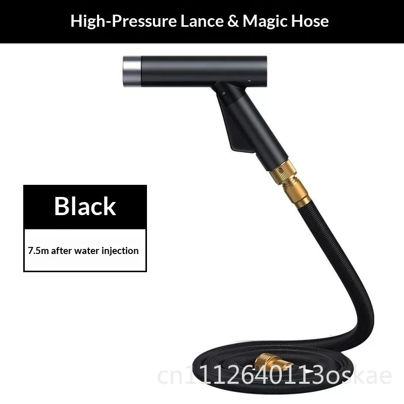 Car wash water gun high pressure powerful spray gun watering hose water pipe pressurized nozzle household faucet washing