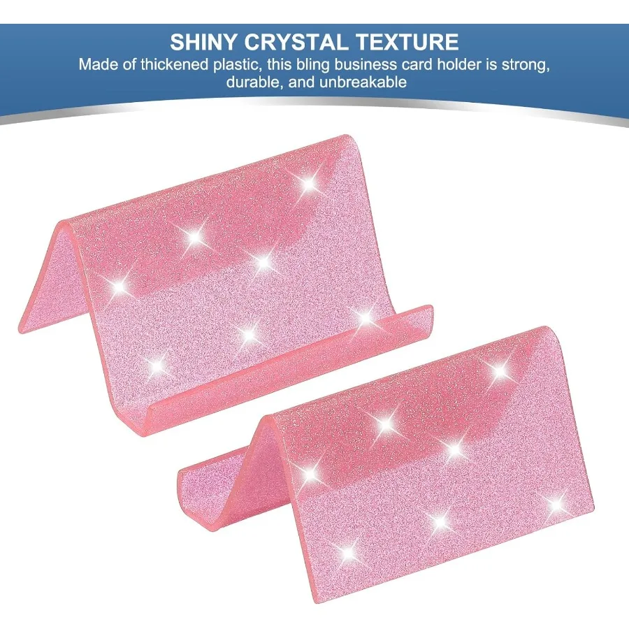 حامل بطاقات عمل PATIKIL للمكتب، حامل بطاقات عمل أكريليك، حامل بطاقات لامع، حامل منظم، عرض البطاقات لمعرض المكتب #3