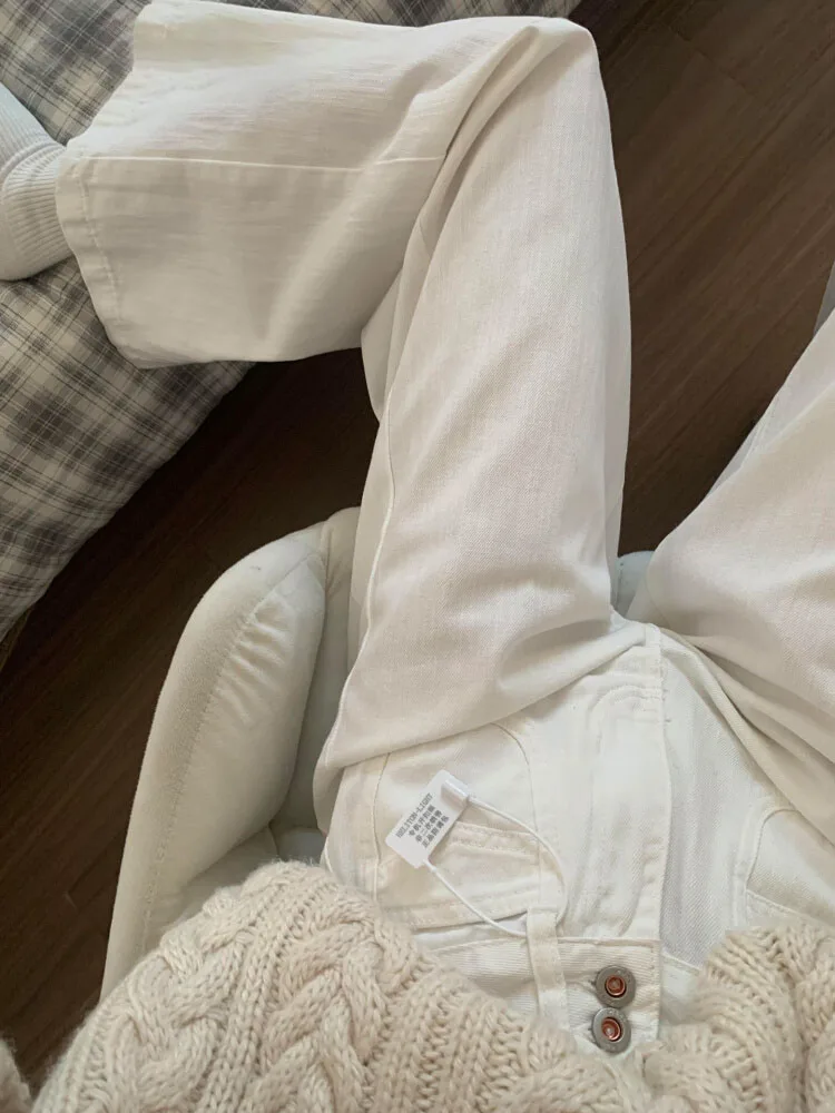 

Женские джинсы с высокой талией и широкими штанинами, зимние, новые, утепленные флисом, утолщенные, американского свободного кроя, с двойной отделкой, удлиненные до пола.