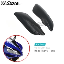 Fit For Yamaha YZF-R1 2004 2006 Motorcycle Smoke Headlight Lamp Lens Cover Protector Shield