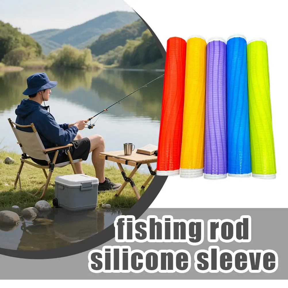Universal Silicone Fishing Rod Handle Wrap 낚싯대 손잡이 Non-slip 